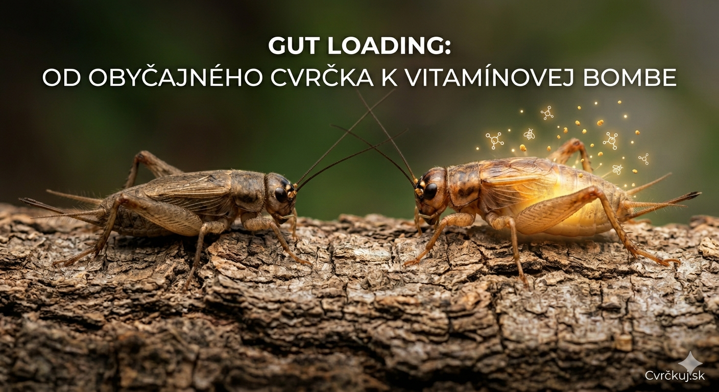 Gut loading: Ako premeniť obyčajného cvrčka na vitamínovú bombu?